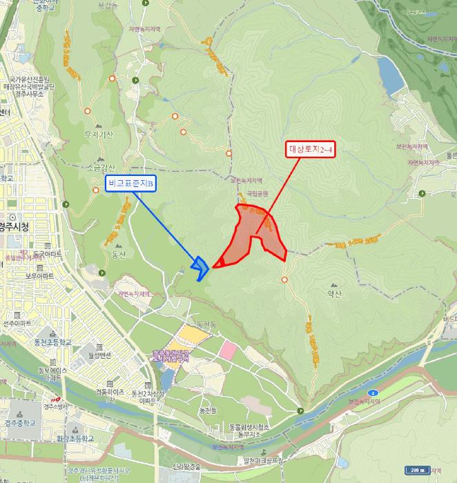 경상북도 경주시 동천동 산32 임야 경매 사진 11