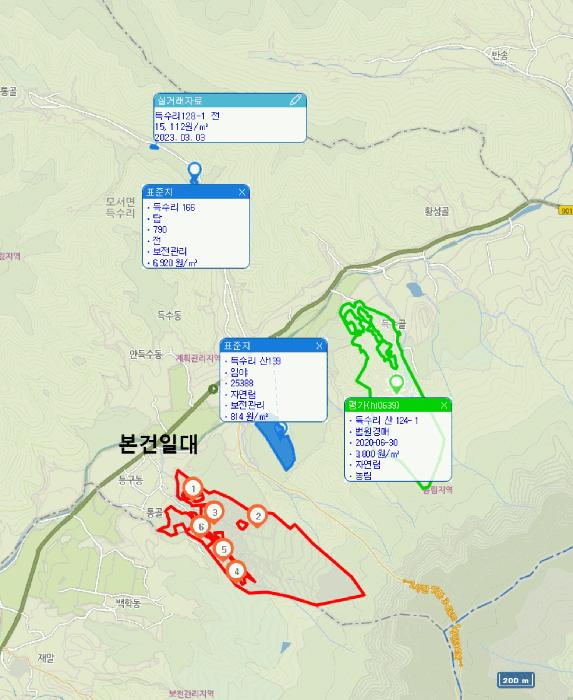 경상북도 상주시 모서면 득수리 산146-5 임야 경매 사진 18
