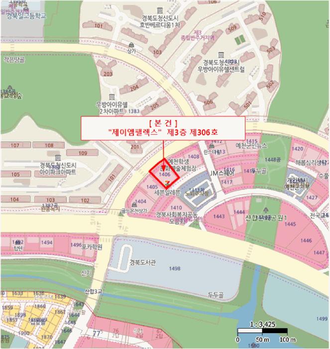 경상북도 예천군 호명읍 산합리 1406 제이엠팰렉스 3층306호 근린상가 경매 사진 9