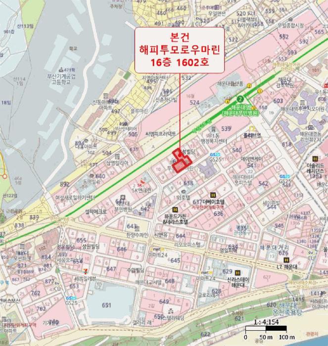 부산광역시 해운대구 우동 639-3 해피투모로우마린 16층1602호 오피스텔 경매 사진 14