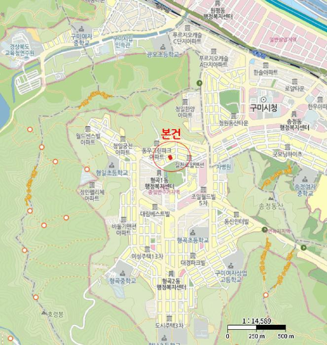 경상북도 구미시 형곡동 113-2 제4층 제402호 다세대(빌라) 경매 사진 11