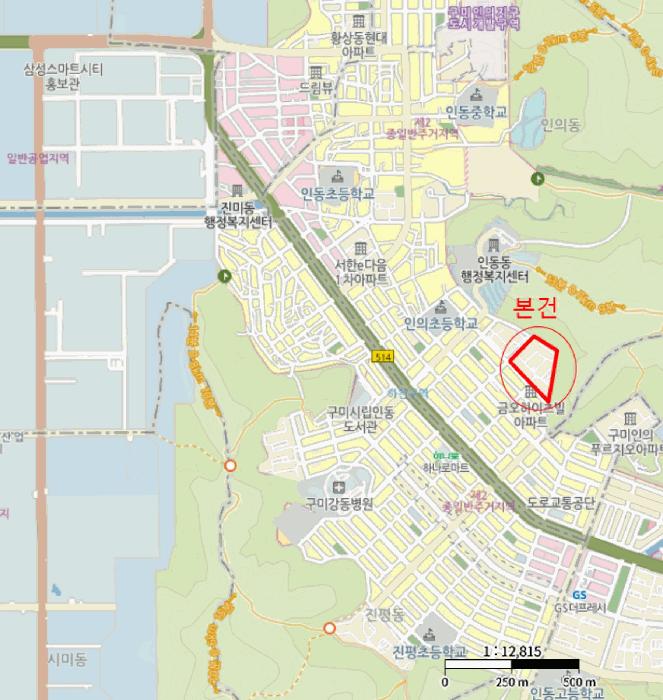 경상북도 구미시 인의동 652 구미청구하이츠 제106동 제3층 제307호 아파트 경매 사진 13