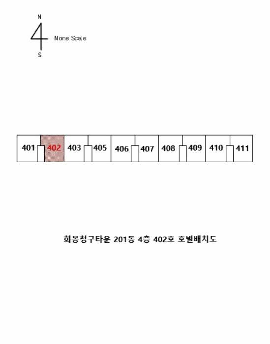 울산광역시 북구 화봉동 452 화봉청구타운 201동 4층402호 아파트 경매 사진 8