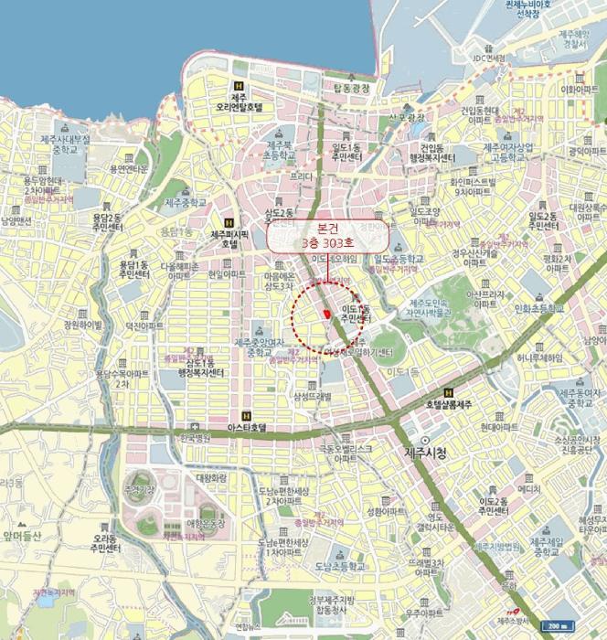 제주특별자치도 제주시 삼도이동 1241-18 센터포인트 3층 303호 오피스텔 경매 사진 10