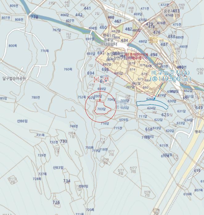 대구광역시 달성군 화원읍 명곡리 703 답 경매 사진 12