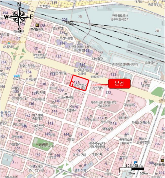 광주광역시 북구 신안동 121-2 광주역한국아델리움 19층1915호 오피스텔 경매 사진 8