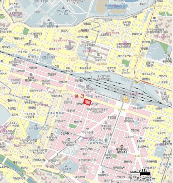 광주광역시 북구 신안동 121-2 광주역한국아델리움 9층913호 오피스텔 경매 사진 9