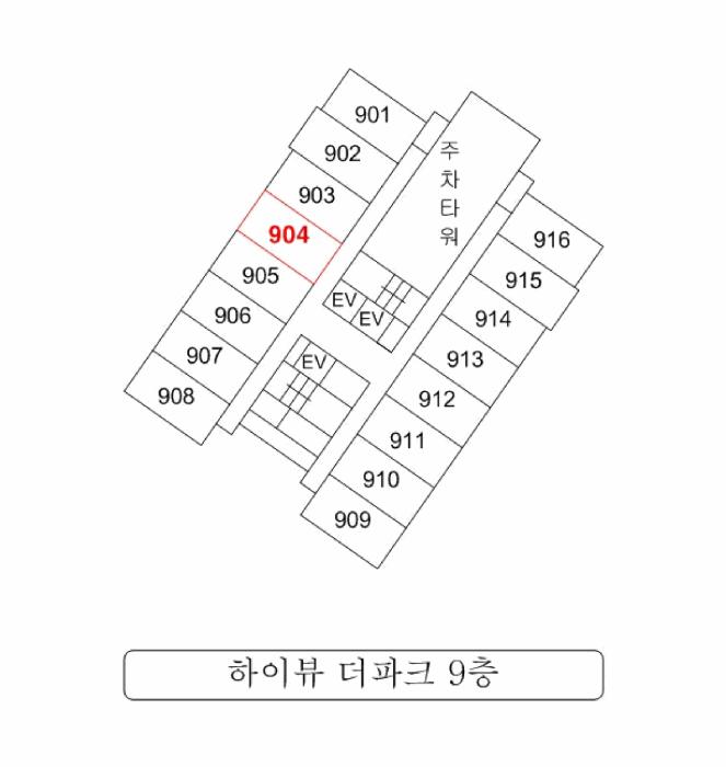 부산광역시 부산진구 범전동 383-15 하이뷰 더파크 9층904호 오피스텔 경매 사진 8