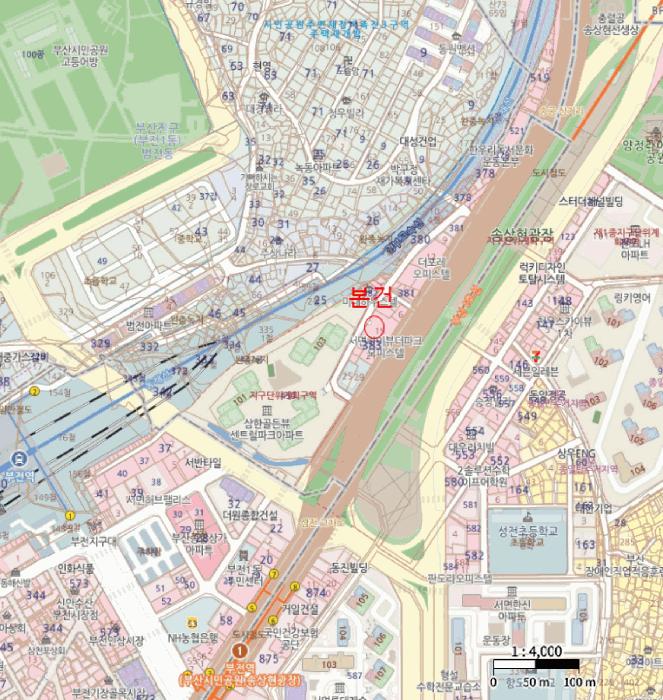 부산광역시 부산진구 범전동 383-15 하이뷰 더파크 9층904호 오피스텔 경매 사진 9