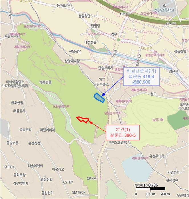 경기도 포천시 설운동 380-5 답 경매 사진 9