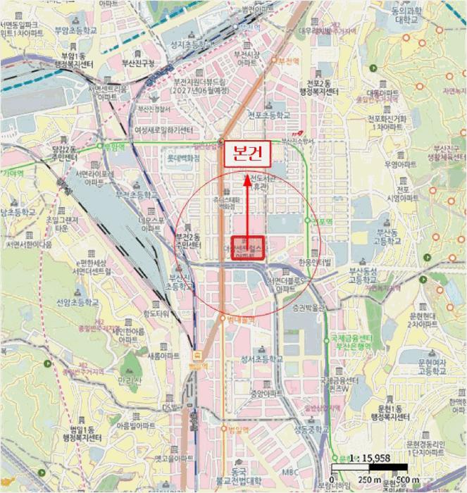 부산광역시 부산진구 부전동 537-9 더샵 센트럴스타 에이동 3층307호 아파트 경매 사진 11