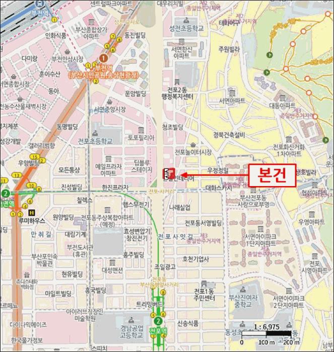 부산광역시 부산진구 전포동 194-7 동양팰리스 2층203호 오피스텔 경매 사진 9
