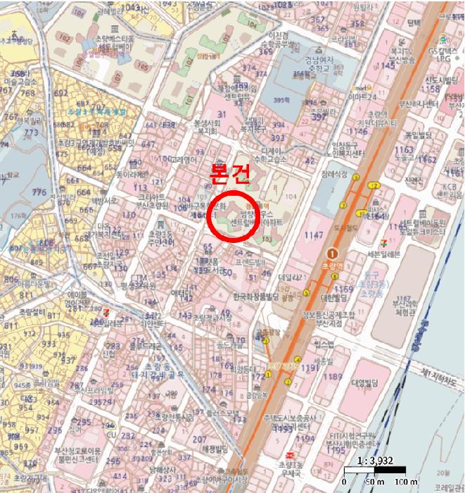 부산광역시 동구 초량동 1226 범양레우스 센트럴베이 102동 7층701호 아파트 경매 사진 14