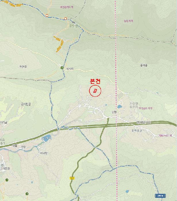 경상북도 칠곡군 가산면 학산리 산77-5 임야 경매 사진 9