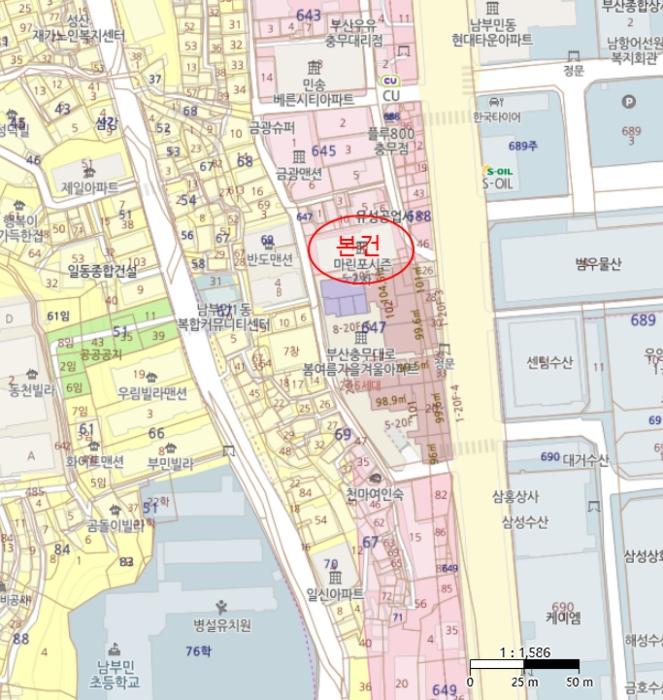 부산광역시 서구 충무대로241번길 5-28, 6층602호 (남부민동,마린포시즌2차주건축물제1동)구) 부산광역시 서구 남부민동 647-14 아파트 경매 사진 10