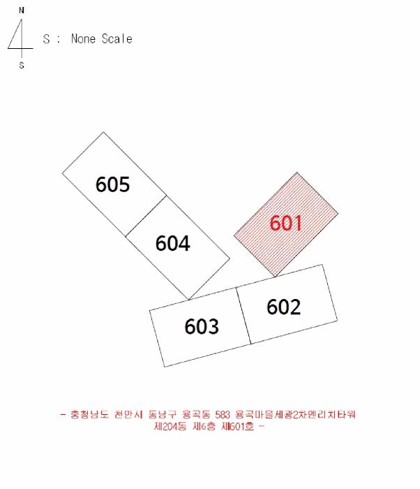 충청남도 천안시 동남구 용곡동 583 용곡마을세광2차엔리치타워아파트 204동 6층601호 아파트 경매 사진 9