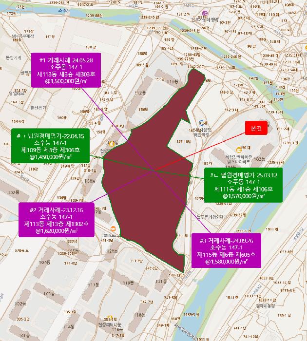 경상남도 양산시 소주동 147-1 천성리버타운 113동 4층403호 아파트 경매 사진 7