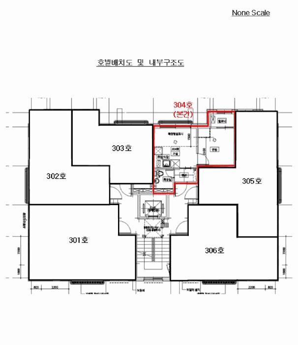 서울특별시 양천구 목동 646-26 제이스빌 제3층 제304호 다세대(빌라) 경매 사진 8