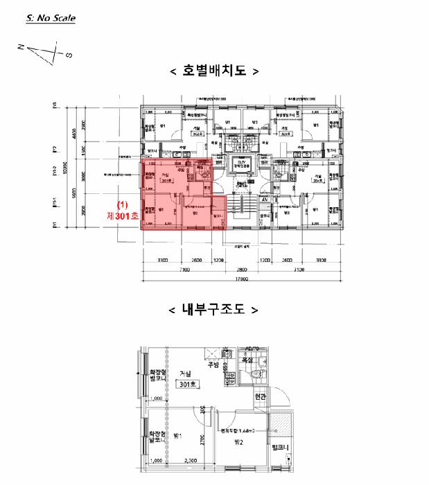 서울특별시 양천구 신정동 974-13 타임아트빌 제3층 제301호 다세대(빌라) 경매 사진 11