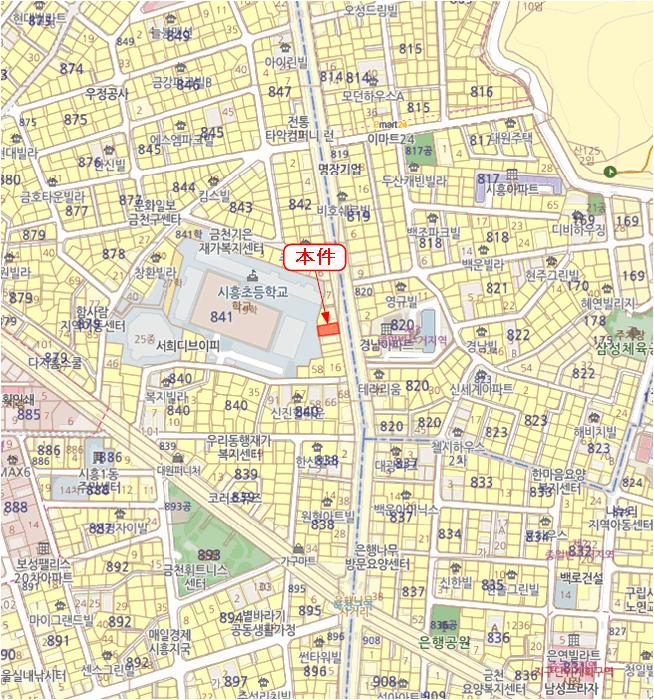 서울특별시 금천구 시흥동 841-11 금호다올빌 제2층 제201호 다세대(빌라) 경매 사진 10