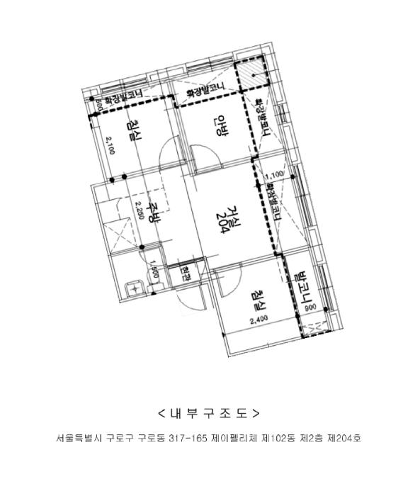 서울특별시 구로구 구로동 317-165 제이펠리체 제102동 제2층 제204호 다세대(빌라) 경매 사진 10