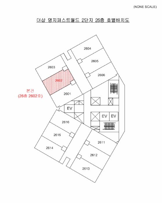 부산광역시 강서구 명지동 3594 더샵 명지퍼스트월드 2단지 오피스텔 26층2602호 오피스텔 경매 사진 6