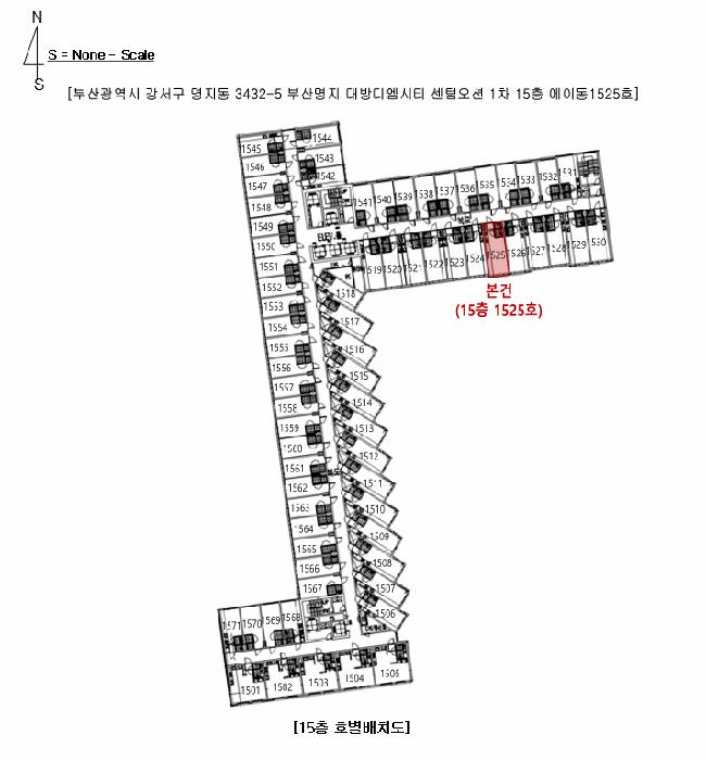 부산광역시 강서구 명지동 3432-5 부산명지 대방디엠시티 센텀오션 1차 15층에이동1525호 오피스텔 경매 사진 8