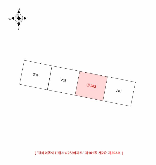 경상남도 김해시 외동 1421 김해외동이진캐스빌2차아파트 101동 2층202호 아파트 경매 사진 7