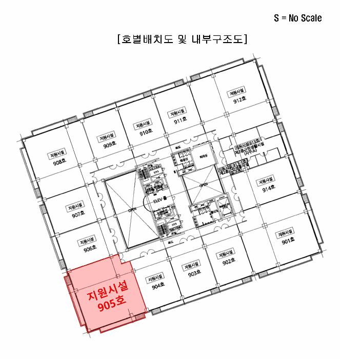 서울특별시 금천구 가산동 319 호서대벤처타워 제9층 제905호 아파트형공장 경매 사진 13