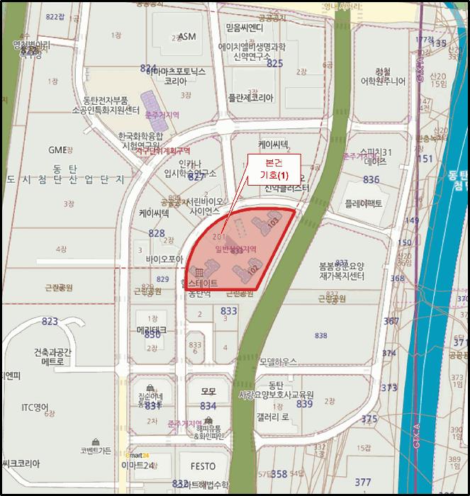 경기도 화성시 영천동 833 힐스테이트동탄역 201동 19층1907호 오피스텔 경매 사진 13