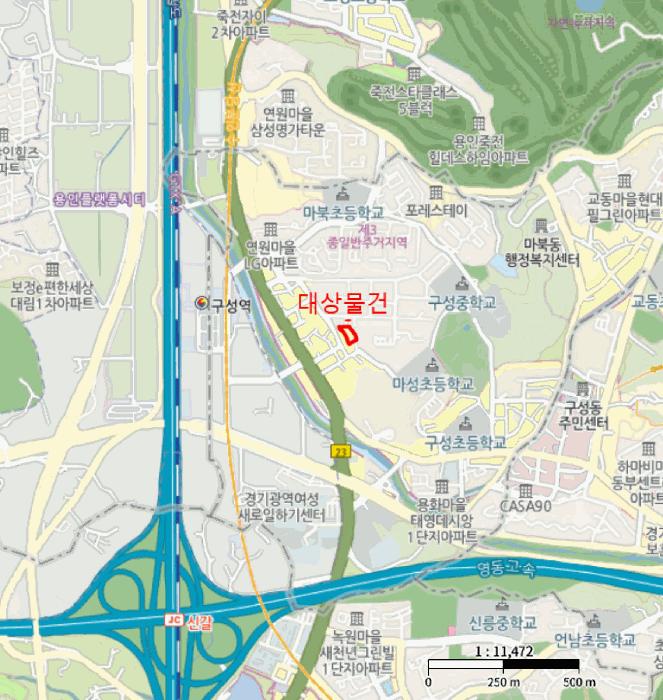 경기도 용인시 기흥구 마북동 519 플랫폼시티아이브주건축물제1동 4층403호 오피스텔 경매 사진 10