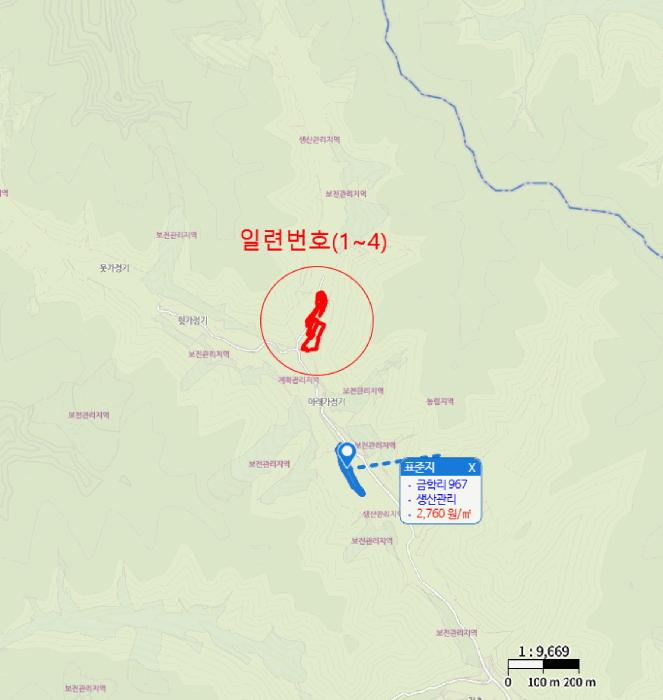 경상북도 영양군 입암면 금학리 1027 전 경매 사진 9