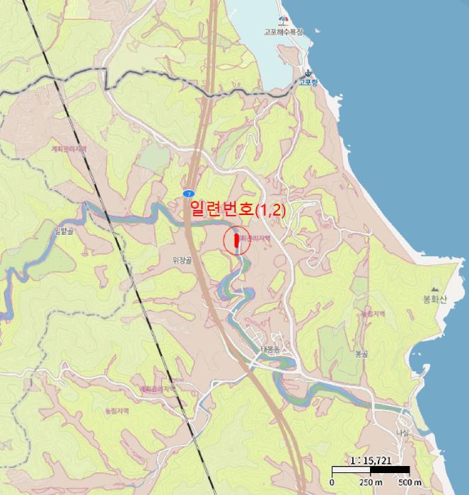 경상북도 울진군 북면 나곡리 1000 임야 경매 사진 6