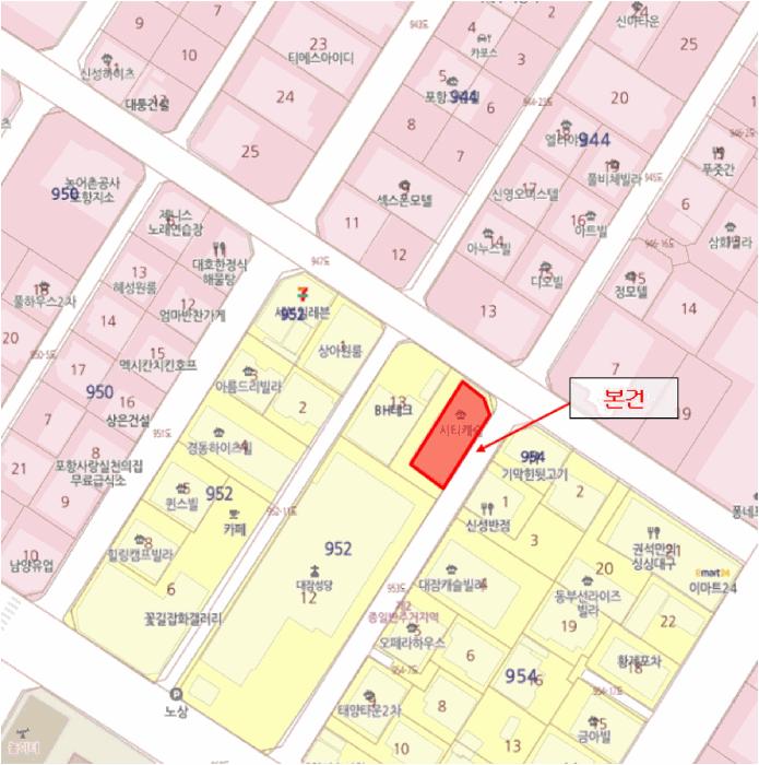 경상북도 포항시 남구 대잠동 952-14 근린주택 경매 사진 15