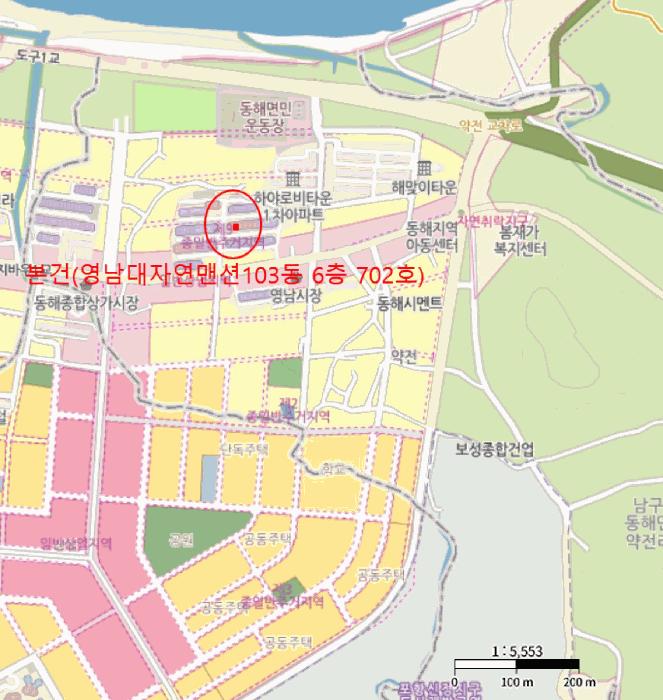 경상북도 포항시 남구 동해면 약전리 421-10 영남대자연맨션 103동 6층 702호 아파트 경매 사진 12