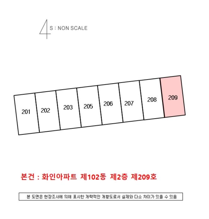경상남도 진주시 상봉대룡길 18, 102동 2층209호 (상봉동,화인아파트)구) 경상남도 진주시 상봉동 762 아파트 경매 사진 6