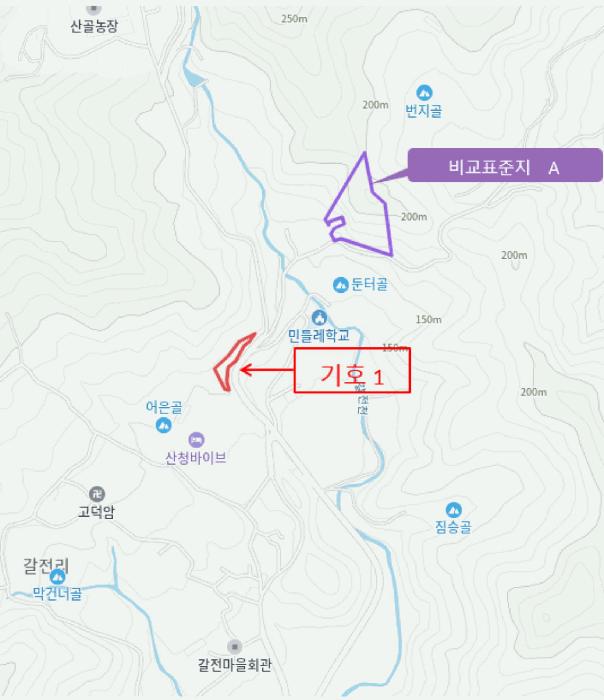 경상남도 산청군 신안면 갈전리 산155-7 임야 경매 사진 6