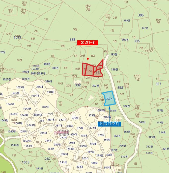 전라남도 순천시 해룡면 남가리 392-12 임야 경매 사진 10