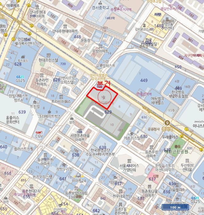 서울특별시 강서구 등촌동 629-1 가양역더리브아너비즈타워 제6층 제606호 아파트형공장 경매 사진 12