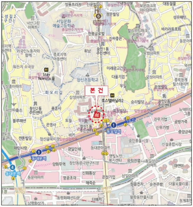 서울특별시 종로구 창신동 255-1 11층1104호 오피스텔 경매 사진 9