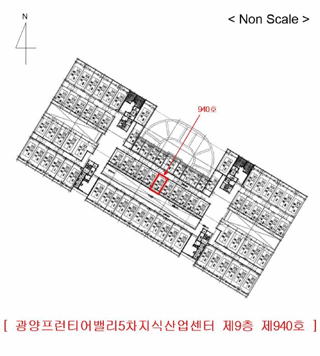 경기도 부천시 소사구 옥길동 795-1 광양프런티어밸리5차지식산업센터 9층940호 아파트형공장 경매 사진 9