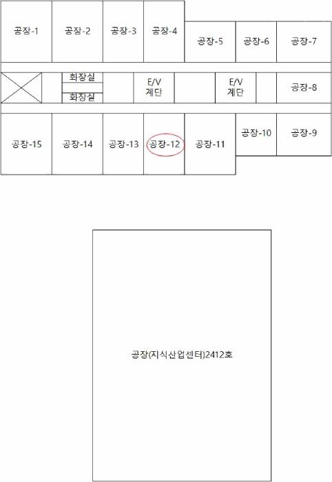 경기도 안양시 동안구 관양동 1802 평촌오비즈타워 24층2412호 아파트형공장 경매 사진 12