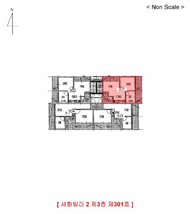 경기도 부천시 오정구 고강동 338-19 세화빌라 2 3층301호 다세대(빌라) 경매 사진 11