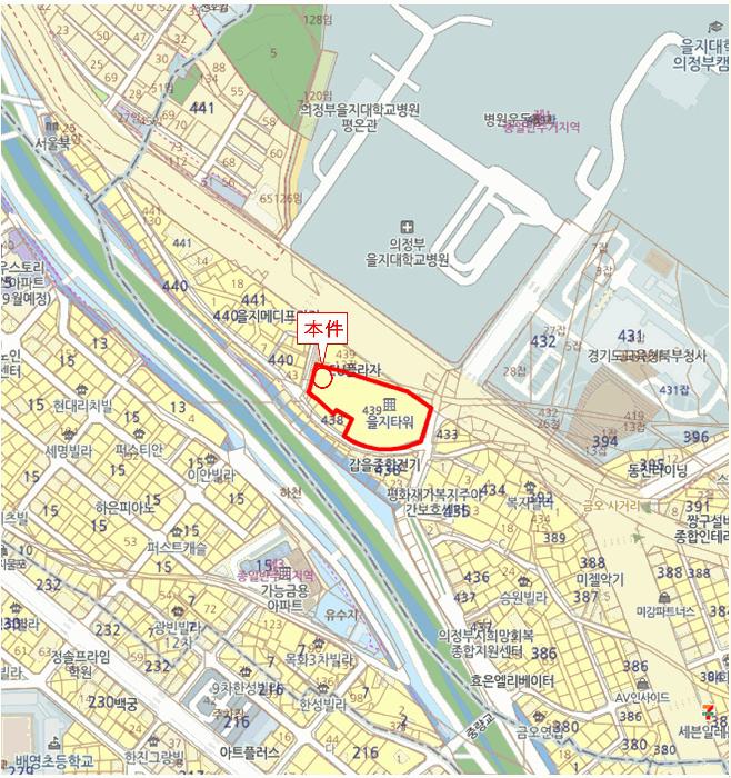 경기도 의정부시 금오동 439 을지타워 1층 101호 근린상가 경매 사진 12