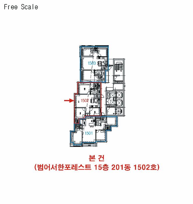 대구광역시 수성구 범어동 177-1 범어서한포레스트 15층201동1502호 오피스텔 경매 사진 17