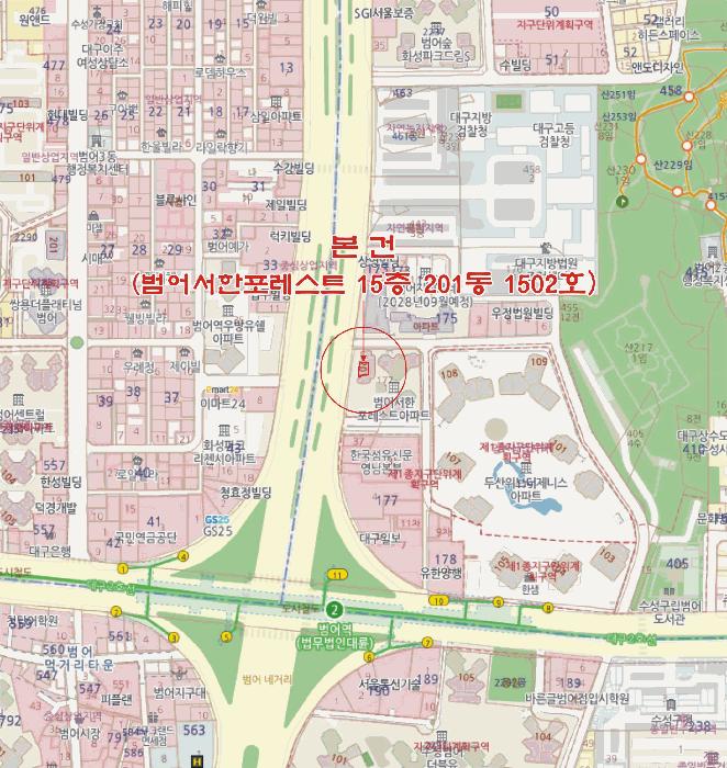 대구광역시 수성구 범어동 177-1 범어서한포레스트 15층201동1502호 오피스텔 경매 사진 19