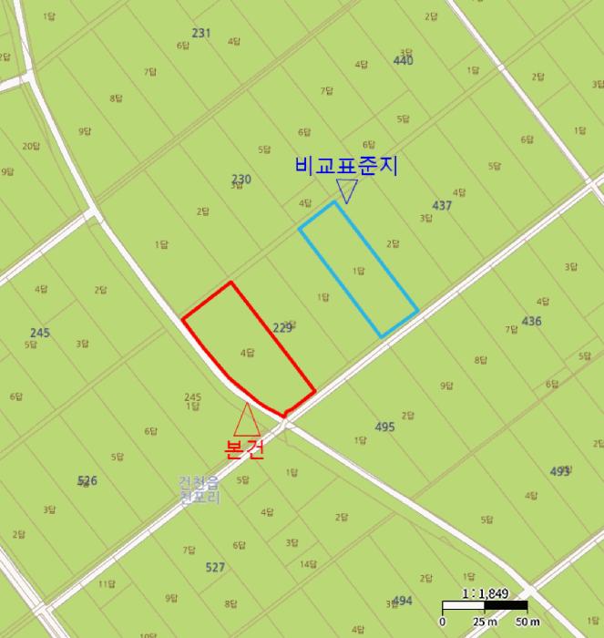 경상북도 경주시 건천읍 천포리 229-4 답 경매 사진 3