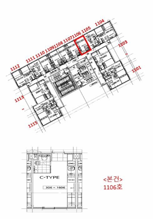 충청남도 아산시 배방읍 장재리 1723 1동 11층1106호 오피스텔 경매 사진 13