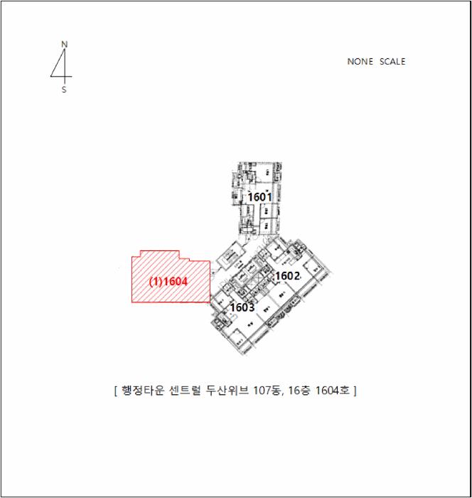 충청남도 천안시 동남구 청당동 1005 행정타운센트럴두산위브 107동 16층1604호 아파트 경매 사진 20
