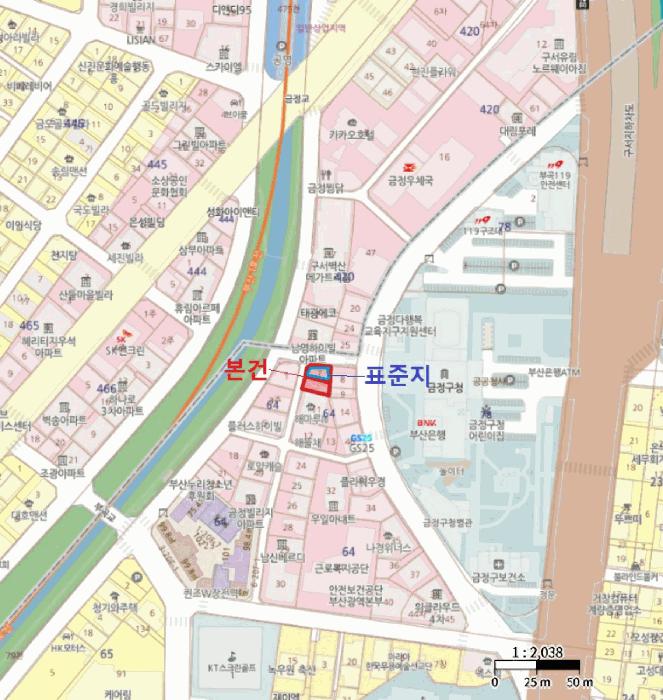 부산광역시 금정구 부곡동 64-7 대지 경매 사진 9